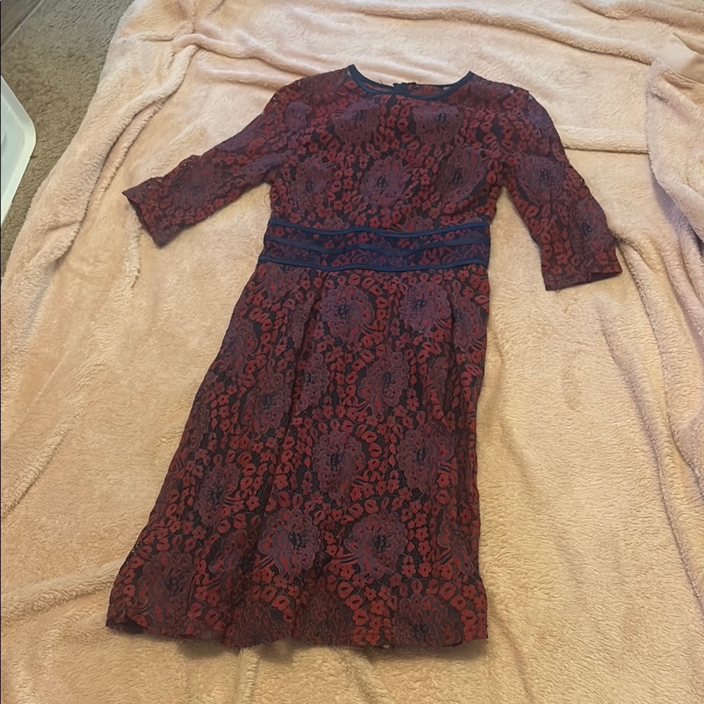 Miusol Fit & Flare Lace Dress